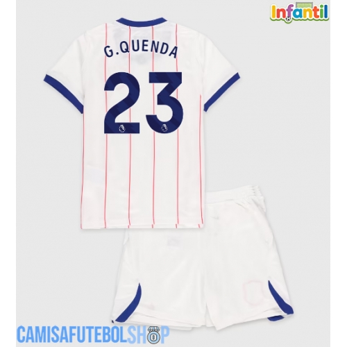 Camisa de time de futebol Chelsea Geovany Quenda #23 Replicas 3º Equipamento Infantil 2026-27 Manga Curta (+ Calças curtas)